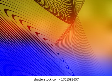 Light Blue, Yellow vector colorful abstract texture. Modern abstract illustration with gradient. New way of your design.