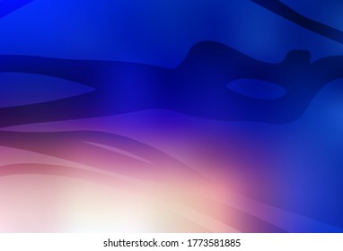 Azul claro, amarillo vectorial colorido fondo negro. Ilustración colorida abstracta con gradiente. Marco elegante para un libro de marca.