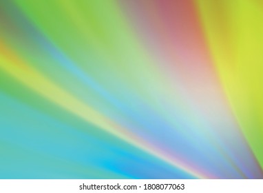 Light Blue, Yellow vector colorful blur background. Creative illustration in halftone style with gradient. The best blurred design for your business.