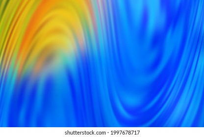 Azul claro, amarillo vectorial color de fondo negro colorido. Ilustración colorida abstracta con gradiente. Nuevo estilo para el diseño de su negocio.
