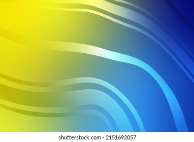 Hellblau, gelber, bunter Vektorgrafik abstrakter Textur. Kreative Illustration im Stil der Halbfone mit Farbverlauf. Neues Design für Ihr Unternehmen.