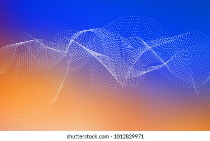 Light Blue, Yellow vector cover with spots. Beautiful colored illustration with blurred circles in nature style. The pattern can be used for ads, leaflets of liquid.