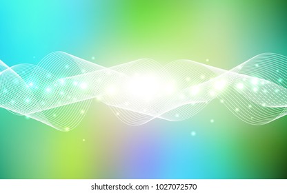 Light Blue, Yellow vector cover with happy holiday ribbons. Beautiful colored illustration with ribbon in celebration style. The pattern can be used for birthday gifts, congratulations.