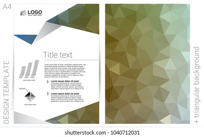 Light Blue, Yellow vector  cover for Envelopes. Web interface on abstract background with colorful gradient. The pattern can be used for any ad, booklets.
