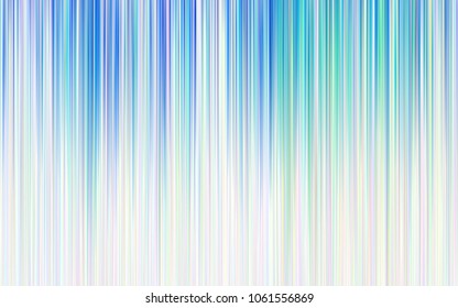 Light Blue, Yellow vector cover with stright stripes. Lines on blurred abstract background with gradient. Smart design for your business advert.