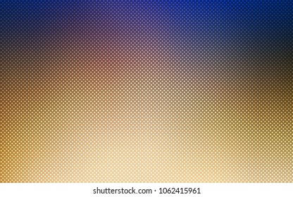 Light Blue, Yellow vector cover with spots. Blurred decorative design in abstract style with bubbles. Completely new template for your brand book.