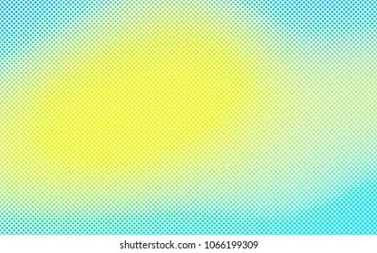 Light Blue, Yellow vector  cover with spots. Glitter abstract illustration with blurred drops of rain. The pattern can be used for aqua ad, booklets.