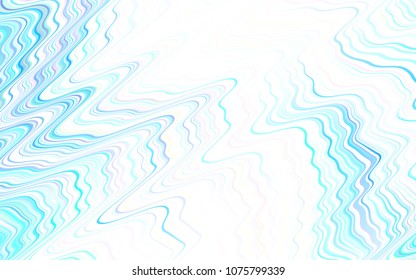 Light Blue, Yellow vector cover with stright stripes. Shining colored illustration with sharp stripes. Template for your beautiful backgrounds.