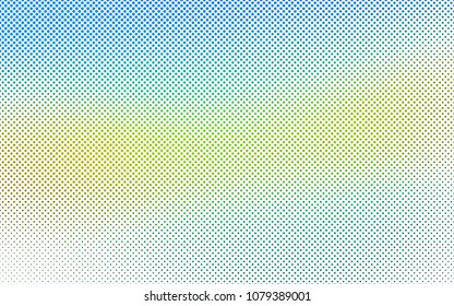 Light Blue, Yellow vector  cover with spots. Beautiful colored illustration with blurred circles in nature style. Beautiful design for your business natural advert.