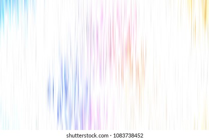 Light Blue, Yellow vector cover with stright stripes. Decorative shining illustration with lines on abstract template. Pattern for your busines websites.