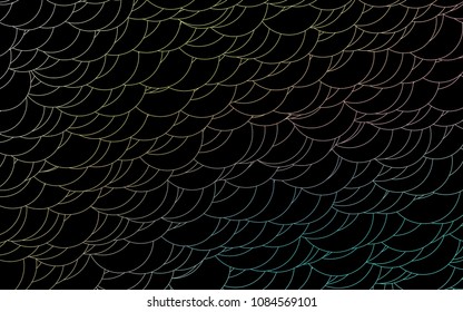 Light Blue, Yellow vector  cover with spots. Abstract illustration with colored bubbles in nature style. New design for ad, poster, banner of your website.
