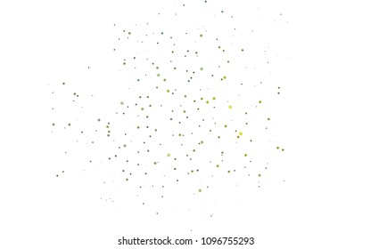 Light Blue, Yellow vector  cover with spots. Blurred bubbles on abstract background with colorful gradient. Completely new template for your brand book.
