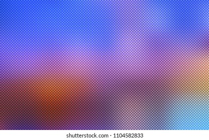 Light Blue, Yellow vector cover with spots. Glitter abstract illustration with blurred drops of rain. New design for ad, poster, banner of your website.