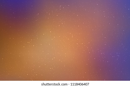 Light Blue, Yellow vector cover with astronomical stars. Shining colored illustration with bright astronomical stars. Best design for your ad, poster, banner.