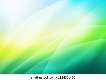 Light Blue, Yellow vector cover with long lines. Modern geometrical abstract illustration with staves. The pattern can be used as ads, poster, banner for commercial.