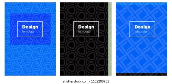 Light Blue, Yellow vector cover for notebooks. Modern abstract design concept with colorful gradient. Completely new template books.