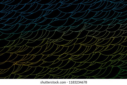 Light Blue, Yellow vector  cover with spots. Blurred bubbles on abstract background with colorful gradient. Completely new template for your brand book.