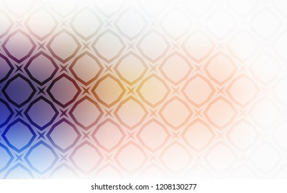 Light Blue, Yellow vector cover with small and big stars. Glitter abstract illustration with colored stars. Pattern for websites, landing pages.