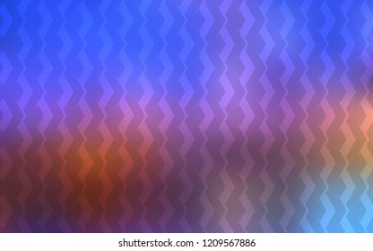 Light Blue, Yellow vector cover with stright stripes. Colorful shining illustration with lines on abstract template. Best design for your ad, poster, banner.