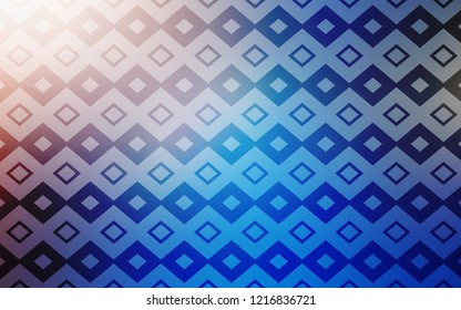 Light Blue, Yellow vector cover in polygonal style. Modern abstract illustration with colorful rectangles. Best design for your ad, poster, banner.