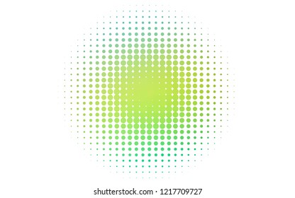 Light Blue, Yellow vector cover with spots. Beautiful colored illustration with blurred circles in nature style. Design for business adverts.
