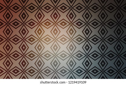 Light Blue, Yellow vector cover in polygonal style. Decorative design in abstract style with rectangles. Best design for your ad, poster, banner.