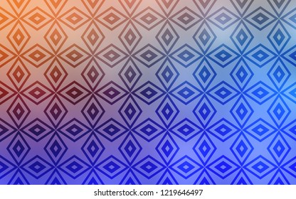 Light Blue, Yellow vector cover in polygonal style. Rectangles on abstract background with colorful gradient. Best design for your ad, poster, banner.