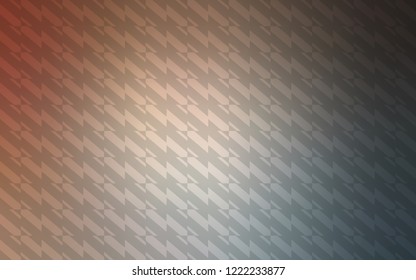 Light Blue, Yellow vector cover with stright stripes. Blurred decorative design in simple style with lines. Smart design for your business advert.