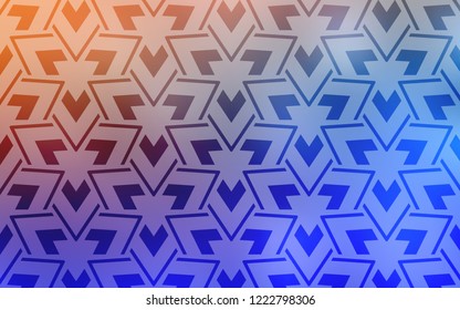 Light Blue, Yellow vector cover with polygonal style. Modern abstract illustration with colorful triangles. Template for wallpapers.