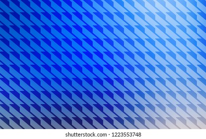 Light Blue, Yellow vector cover with stright stripes. Lines on blurred abstract background with gradient. Best design for your ad, poster, banner.