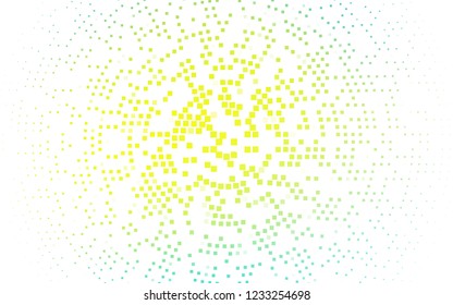 Light Blue, Yellow vector cover in polygonal style. Modern abstract illustration with colorful rectangles. Pattern for commercials.