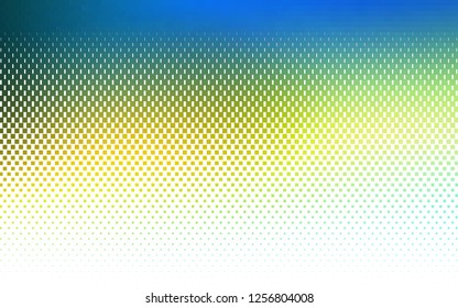 Light Blue, Yellow vector cover in polygonal style. Modern abstract illustration with colorful rectangles. Modern template for your landing page.