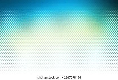Light Blue, Yellow vector cover in polygonal style. Rectangles on abstract background with colorful gradient. Smart design for your business advert.