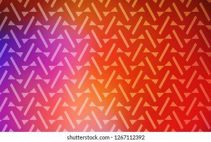 Light Blue, Yellow vector cover with polygonal style. Illustration with set of colorful triangles, lines. Pattern for booklets, leaflets