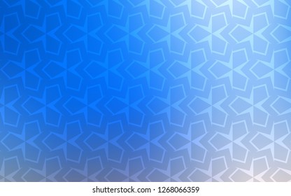 Light Blue, Yellow vector cover in polygonal style. Rectangles on abstract background with colorful gradient. Pattern can be used for websites.