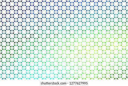 Light Blue, Yellow vector cover in polygonal style. Modern abstract illustration with colorful triangles. Modern template for your landing page.