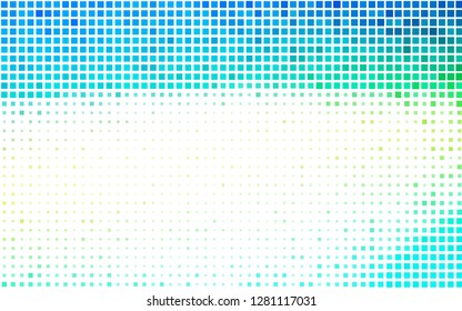 Light Blue, Yellow vector cover in polygonal style. Abstract gradient illustration with rectangles. Pattern for busines ad, booklets, leaflets