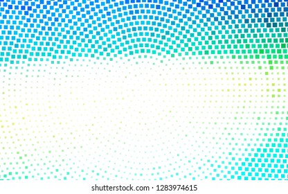 Light Blue, Yellow vector cover in polygonal style. Modern abstract illustration with colorful rectangles. The template can be used as a background.