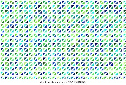 Light Blue, Yellow vector cover in polygonal style. Modern abstract illustration with colorful triangles. Best design for your ad, poster, banner.