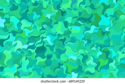 Light Blue, Yellow vector crooked abstract pattern. Colorful illustration in abstract cranked style with gradient. The pattern of blurred lines for your business design.