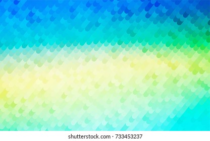 Light Blue, Yellow vector crooked abstract background. Brand-new colored illustration in blurry style with gradient. Brand-new design for your business.