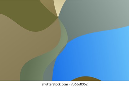 Light Blue, Yellow vector crooked abstract template. Colorful illustration in abstract cranked style with gradient. The elegant pattern can be used as part of a brand book.