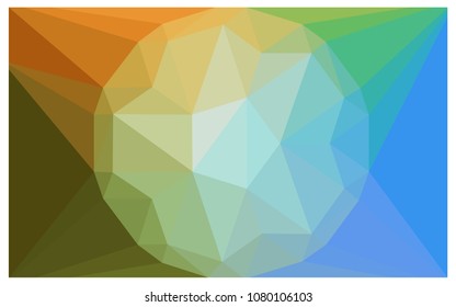 Light Blue, Yellow vector diamond Pattern. Geometric Gemstone sample. Repeating template with a gem in center. Jewelry gems texture for your design. Pattern can be used for background.