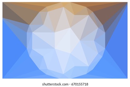 Light Blue, Yellow vector diamond Pattern. Geometric Gemstone sample. Repeating template with a gem in center. Jewelry gems texture for your design. Pattern can be used for background.