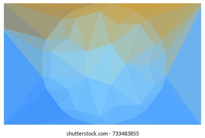 Light Blue, Yellow vector diamond Pattern. Geometric Gemstone sample. Repeating template with a gem in center. Jewelry gems texture for your design. Pattern can be used for background.