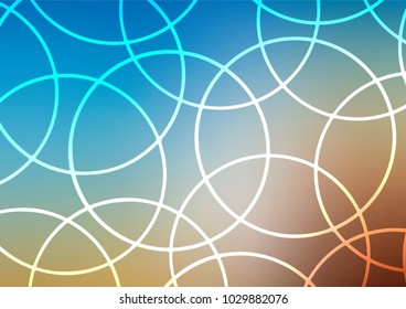Light Blue, Yellow vector doodle blurred texture. A completely new color illustration in doodle style. The pattern can be used for wallpapers and coloring books.