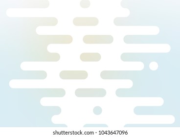 Light Blue, Yellow vector doodle blurred background. Creative illustration in blurred style with doodles and Zen tangles. The pattern can be used for heads of websites and designs.