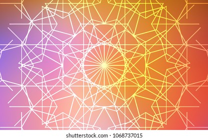 Light Blue, Yellow vector doodle blurred background. Glitter abstract illustration with doodles and lines drawn by child. A new texture for your design.