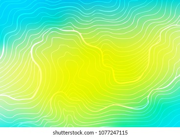 Light Blue, Yellow vector doodle blurred texture. Shining colored illustration with doodles in Zen tangle style. The pattern can be used for heads of websites and designs.