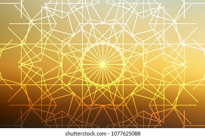 Light Blue, Yellow vector doodle bright background. Shining colored illustration with childish doodles in Arabic style. The textured pattern can be used for website.